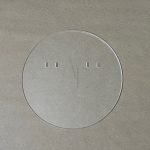 Plaque porte alliance ronde