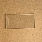 Marque place étiquette rectangulaire