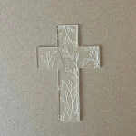 Croix fleurie 15cm