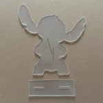 Plaque sur socle inspiration stitch