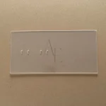 Plaque porte alliances rectangulaire