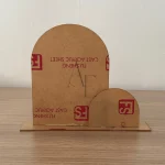 Plaque double arche sur socle