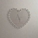 Plaque coeur 15cm