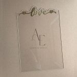 Plaque Love calligraphie