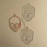 Snow Globe Skull Lava